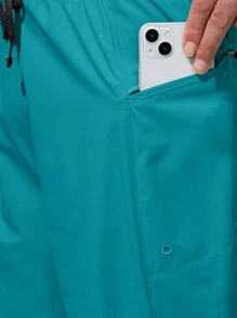 G Gradual G Boyfriend-Stil Herren Badeshorts schnelltrocknend mit Reißverschlusstaschen Strandshorts Badeanzüge für Boyfriend-Stil Herren - ohne Netzeinsatz Kordelzug Shorts Sommer Shorts - Kadettenblau - Übersicht 7