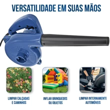 Soprador Aspirador Elétrico De Mão 600W - Entrada do Brasil (127V) - Visão 10