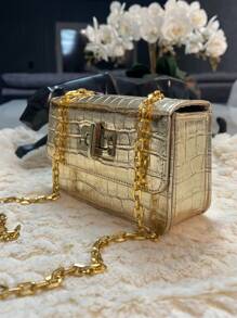 Women Clutches - 香檳色 - 查看 3