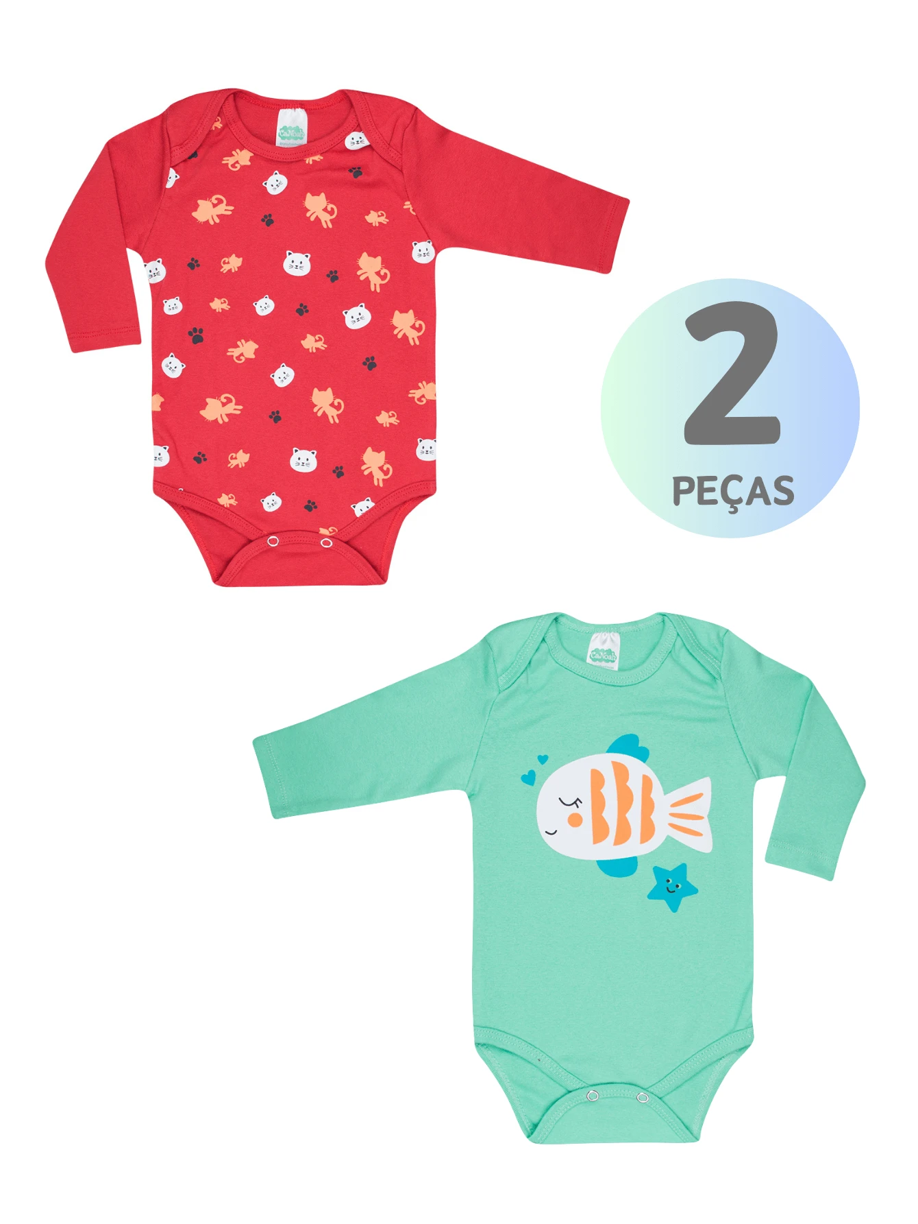 Baby Girls Bodysuits - 黃色 - 查看 1