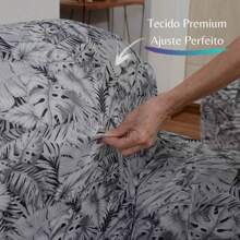 Charm Of Detail Sofa Covers - Flor Branca - View 4