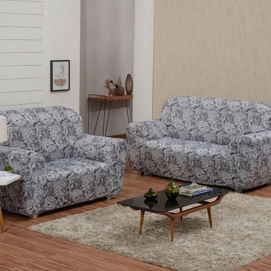 Charm Of Detail Sofa Covers - Flor Branca - View 1