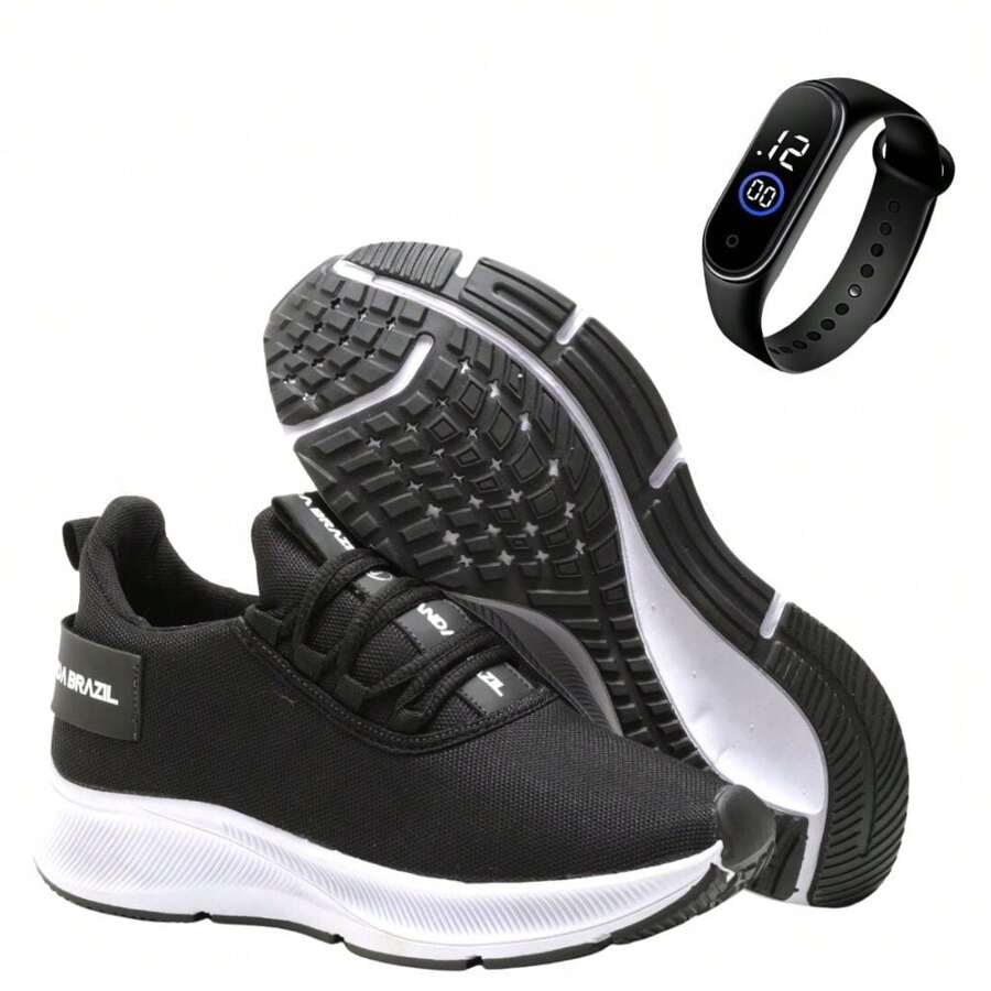 Amanda Brazil handbag Women Sports Shoes - 黑與白 - 查看 1