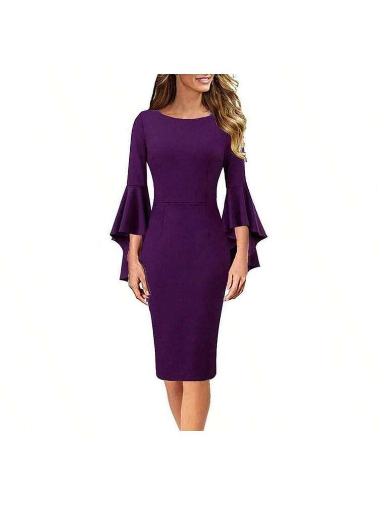 cotton knit dress Ramy Brook Odessa Cotton Knit Combo Midi Dress in Black main image 1