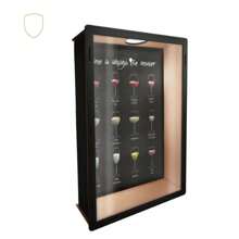 Quadro Porta Rolhas Vinho Em MDF Wine Is Always The Answer