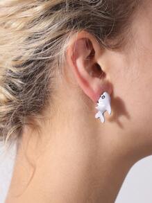 1 đôi Mùa Xuân Mùa hè Hàng mới đến Phim hoạt hình dễ thương Thiết kế Động vật Hoa tai acrylic Đối với phụ nữ , Phong cách đường phố - Nhiều màu - Xem 14