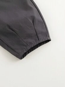 MARC&JANIE Pantalon à la forme de carotte décontracté et ample pour garçon jeune, printemps