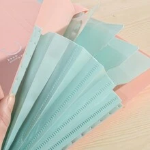 A4 Nhiều lớp Đàn Phong cầm Tài liệu Bìa đựng hồ sơ , Dễ thương Tươi cười Túi hồ sơ , Mới Đơn giản Đàn Phong cầm Thiết kế túi - Màu xanh lam - Xem 10