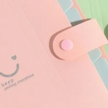 A4 Nhiều lớp Đàn Phong cầm Tài liệu Bìa đựng hồ sơ , Dễ thương Tươi cười Túi hồ sơ , Mới Đơn giản Đàn Phong cầm Thiết kế túi - Màu xanh lam - Xem 8