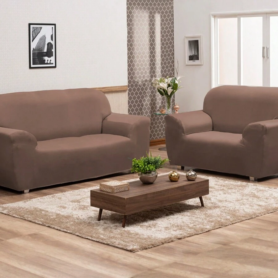 Charm Of Detail Sofa Covers - Chocolate - Ver 1