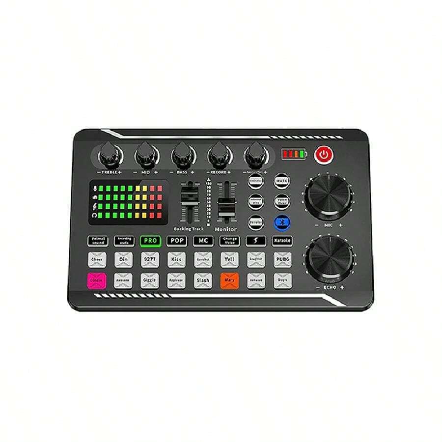 Kit Mezclador De Micrófono Y Tarjeta De Sonido F998 Con 16 Efectos De Sonido, Mezcladora De Sonido De Grabación De Audio, Consola De Mezcla De Audio Y Amplificador Para Teléfono Y Pc