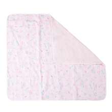 Manta Bebê Tecido Flanela 100% Algodão Com Forro 90x80cm Menino Menina Neutro