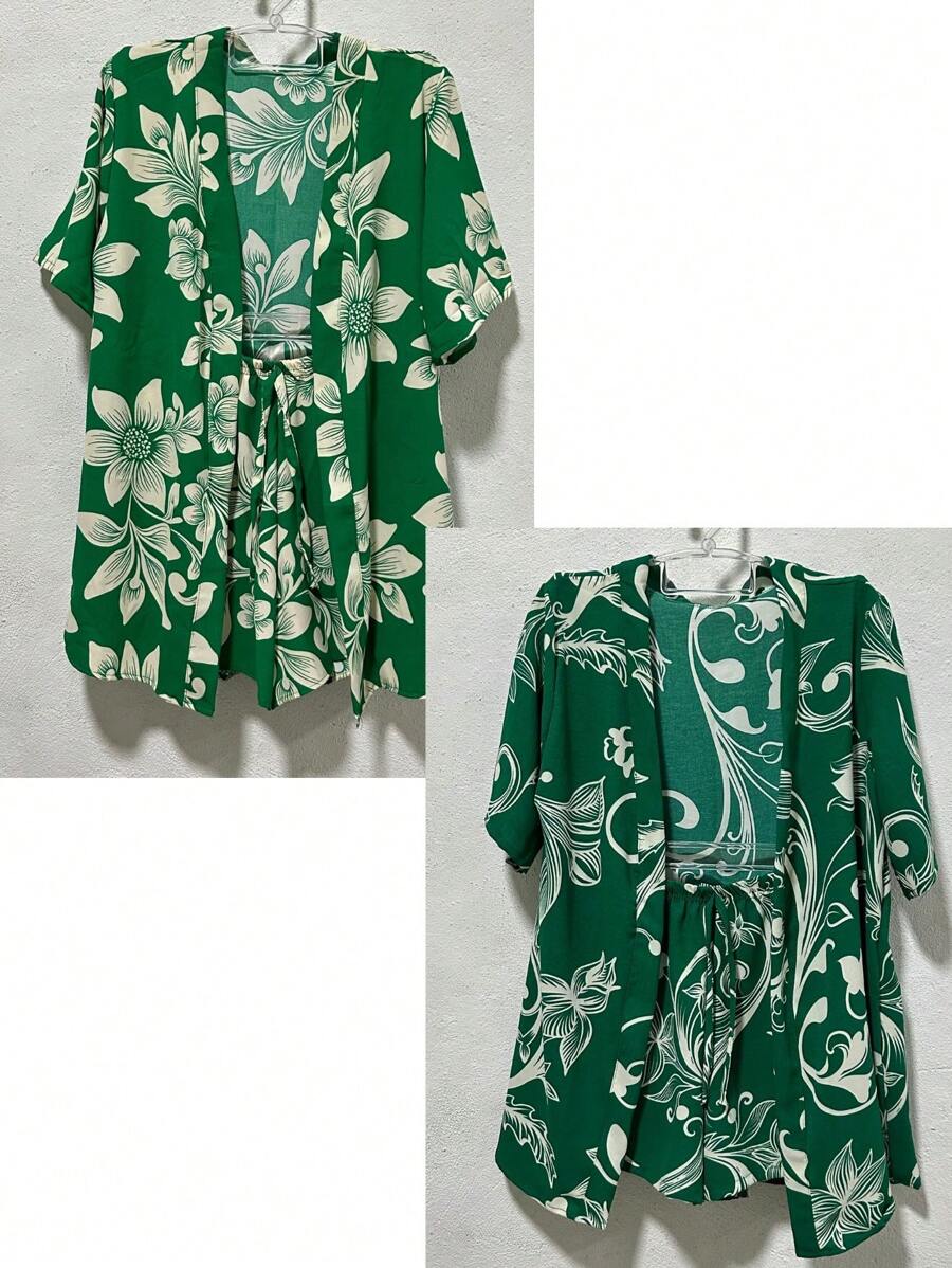 Women Two-Piece Outfits - màu xanh lá - Xem 1