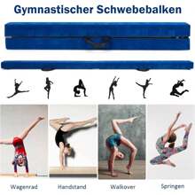 Balance Beam Foldable Gymnastics Beam Gymnastics Beam Training Balance Beam Non-Slip 210x10x6.5cm