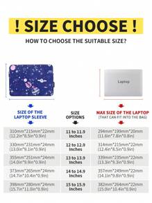 canvas artisan 印花防水笔记本电脑包 便携式笔记本电脑内胆包 适用于 MateBook - 藍色 - 查看 3