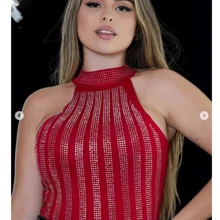 Women Bodysuits - 紅色 - 查看 1