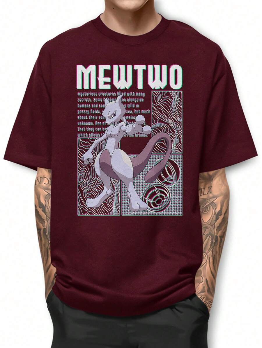 Men T-Shirts - Màu Đỏ Sâu - Xem 1