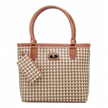 Women Tote Bags - 米色 - 查看 2