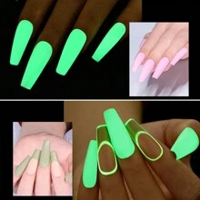 XEIJAYI 1PC 15ML 夜光凝胶指甲油 - 适用于家庭美甲沙龙和DIY的发光亮油 - 持久耐用 - 白色 - 查看 8