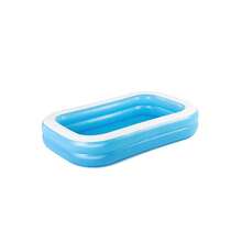 Piscina Inflable Rectangular Alberca Hinchable Infantil Azul 2.62 Mts Piscina Para Niñas y niños Capacidad 778 litros - Azul - Ver 4