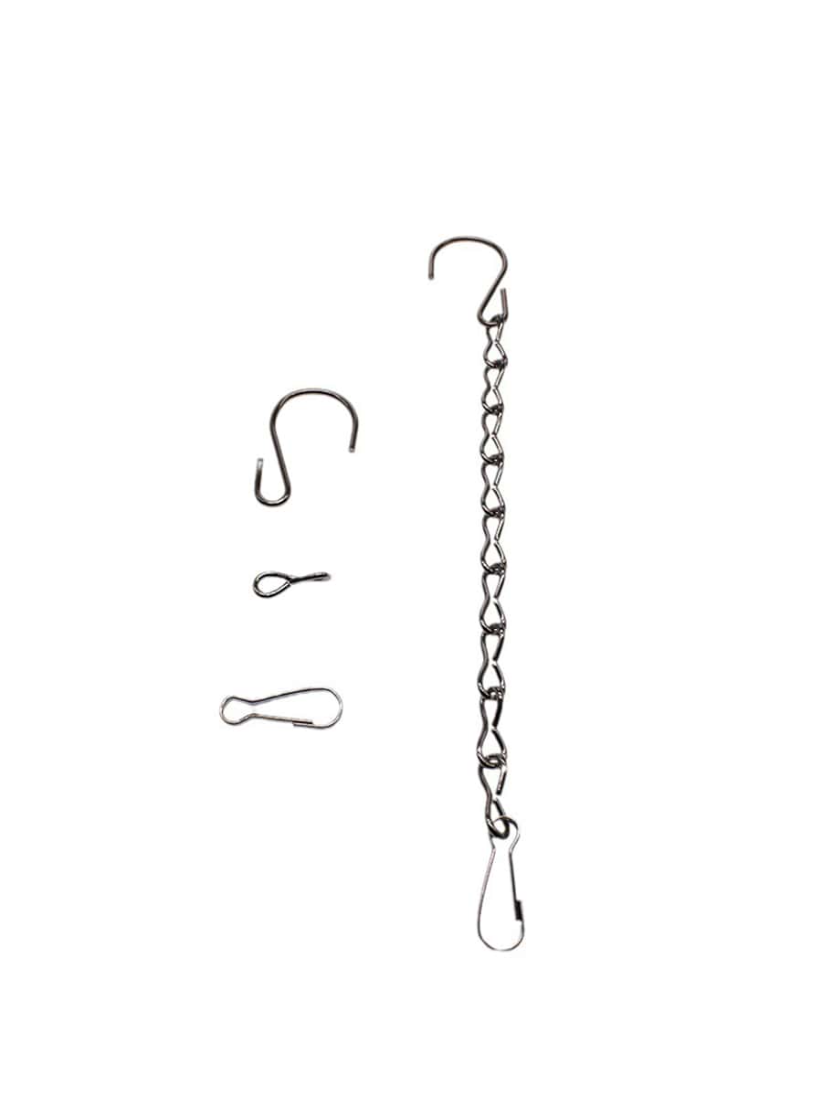 10 Silver Single Eight Chain Chain, Bird Cage Chain, Sign Tag Chain