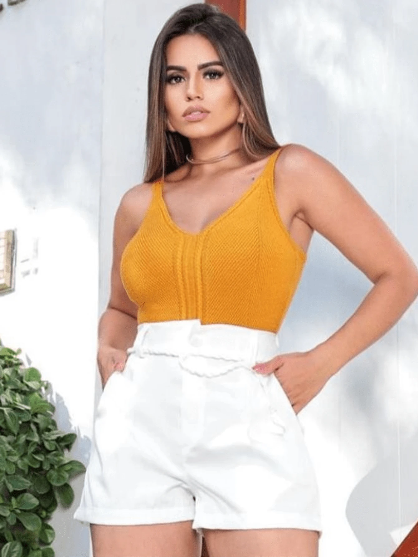 Women Shorts - trắng - Xem 1