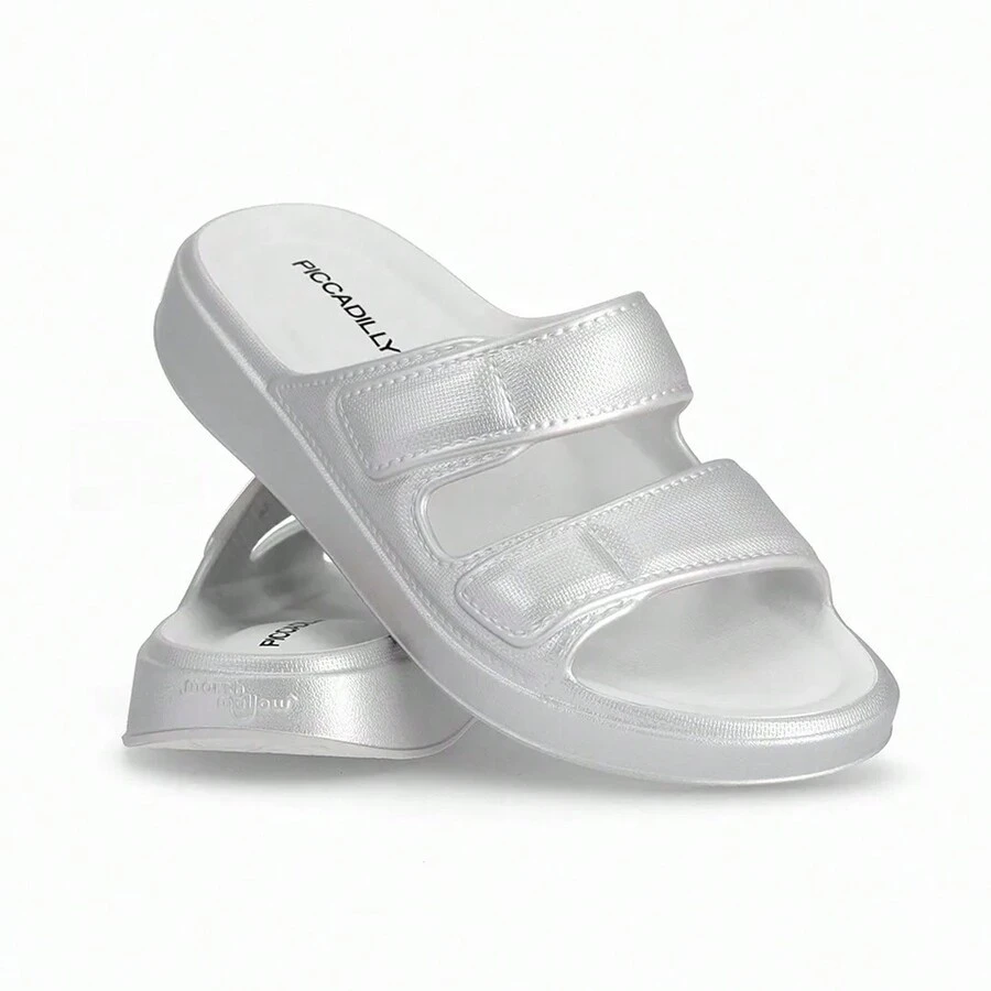 Women Flip-Flops - 灰色 - 查看 1