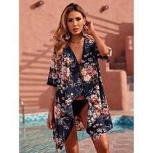 Haute Edition Women's Lightweight Summer Kimono Cover Up Cardigans - 淺粉色 - 查看 1