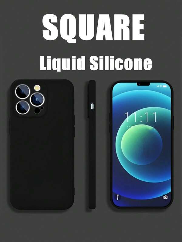 Luxury Liquid Silicone Soft Phone Case Compatible Wtih Compatible With IPhone 15 Pro 14 Plus 13 12 11 Mini X XR XS Max Galaxy S24 Ultra S23 FE S22 S21 S20 S10 Plus A15 A35 A55 A54 A53 A73 A33 A32 A22 A14 A23 A72 A42 A12 A13 A70 A15 Shockproof Back Cover