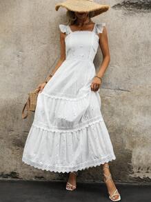 Women Dresses - White - View 3