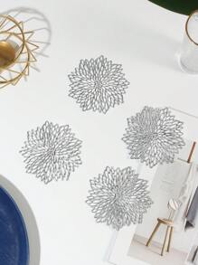 6-12pcs/Set PVC Cup Coasters, Table Decorative Mats For Daily Dining Table