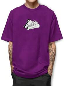 Men T-Shirts - Màu tím - Xem 1