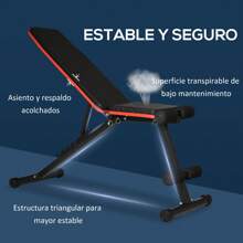 HOMCOM Sit Up Benches - 黑色 - 查看 2