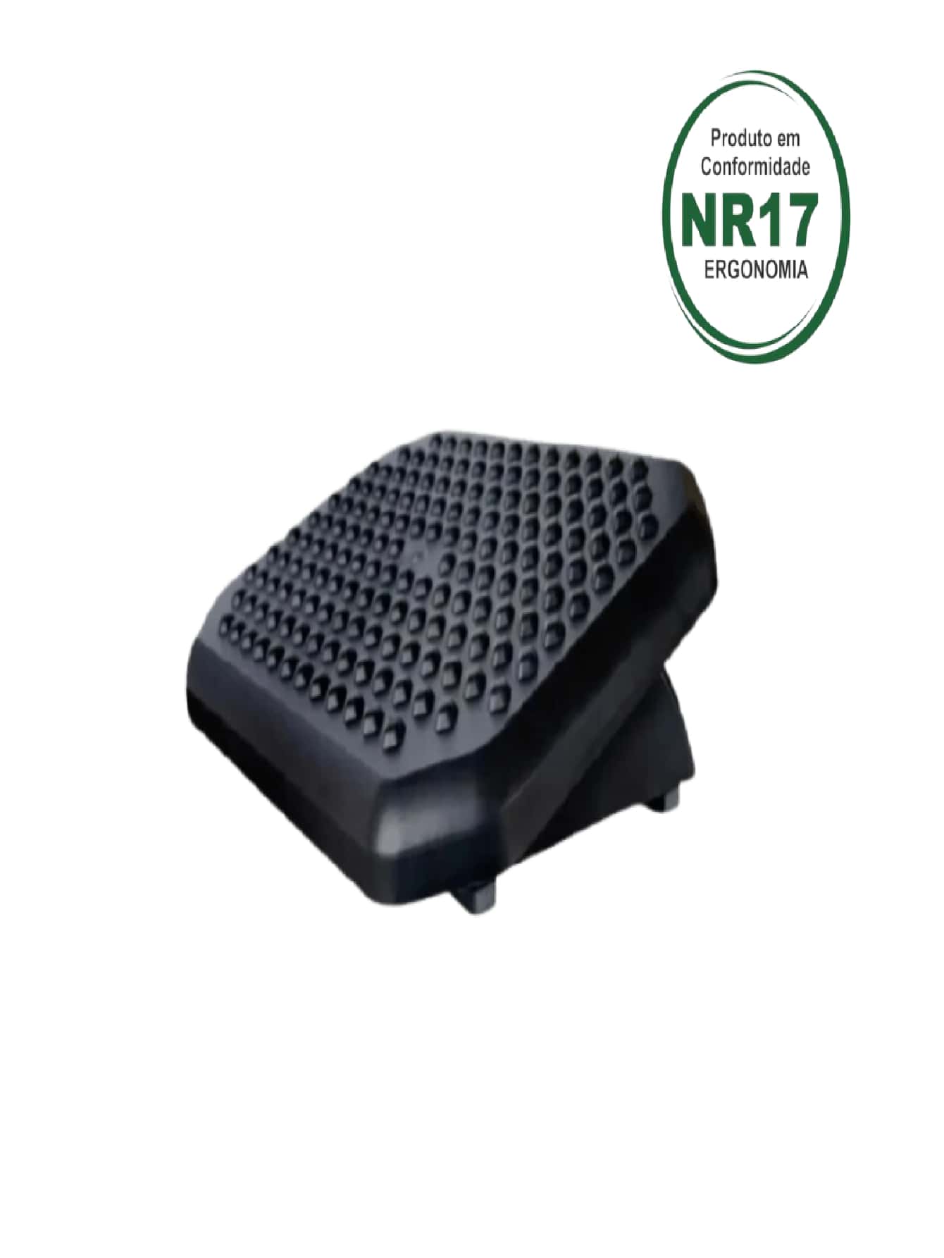 Apoio Ergonômico para os Pés com Massageador - Preto - Visão 1