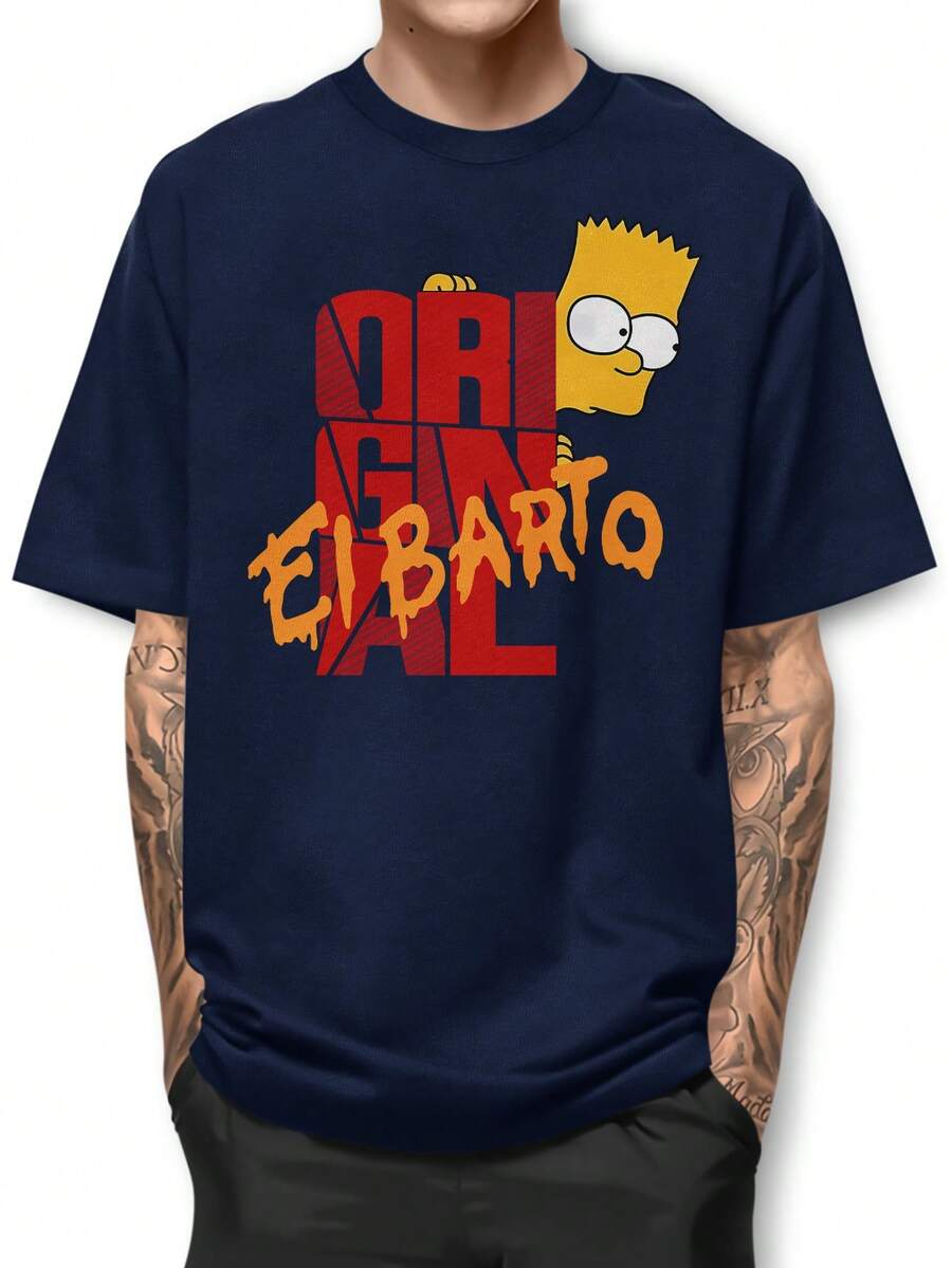 Men T-Shirts - Màu xanh hải quân - Xem 1