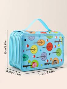 Túi bút chì - Màu xanh lam - Xem 7