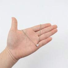 新款時尚心型 A-z 首字母女式項鍊簡約不銹鋼 O 型鍊女式項鍊