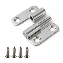 4/6PCS 1.5" Detachable Hinge Small Slip Joint Flag Hinge Lift Off Door Hinge - Silver - View 3