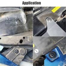 60 pièces Clips de retenue pour voiture, kit de fixations en plastique à pression de 6 tailles pour les camions et les motos. Comprend des clips pour pare-chocs, carrosserie, porte, garniture de panneau