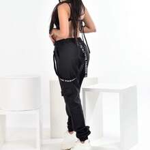 Women Pants - 黑色 - 查看 2