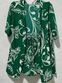 Women Two-Piece Outfits - màu xanh lá - Xem 2