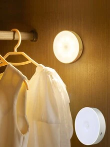 USB Rechargeable Motion Sensor Night Light, Magnetic Cupboard Lamp, Wardrobe, Hallway, Bedside LED Light - White - View 5