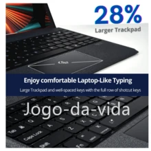 Flip Pad Cases With Keyboard - 黑色 - 查看 4