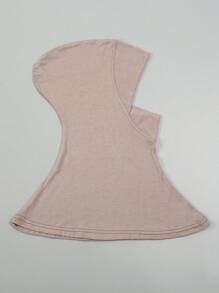 3 pièces Ensemble mode femme de couleur unie : Bonnet élastique pour sous-foulard, foulard de cou hijab, foulard de tête compatible avec l'abaya, pour usage quotidien