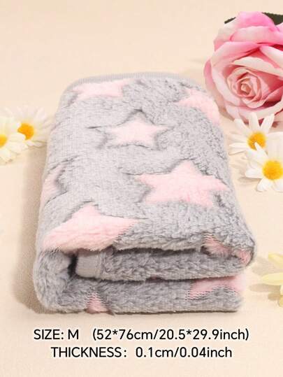 1pc Breathable, Washable, Polyester Pet Blanket For Small And Medium-sized Cats And Dogs To Sleep On In Summer