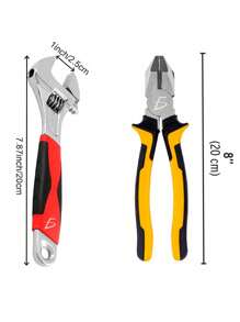 GmShop  Juego de Pinza de Corte y Llave Perica - Multicolor - Ver 3