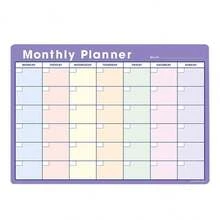 A3 Fridge Calendar, Magnetic Monthly Planner Whiteboard Dry Wipe Meal Planner - Black - View 8
