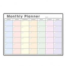 A3 Fridge Calendar, Magnetic Monthly Planner Whiteboard Dry Wipe Meal Planner - Black - View 9