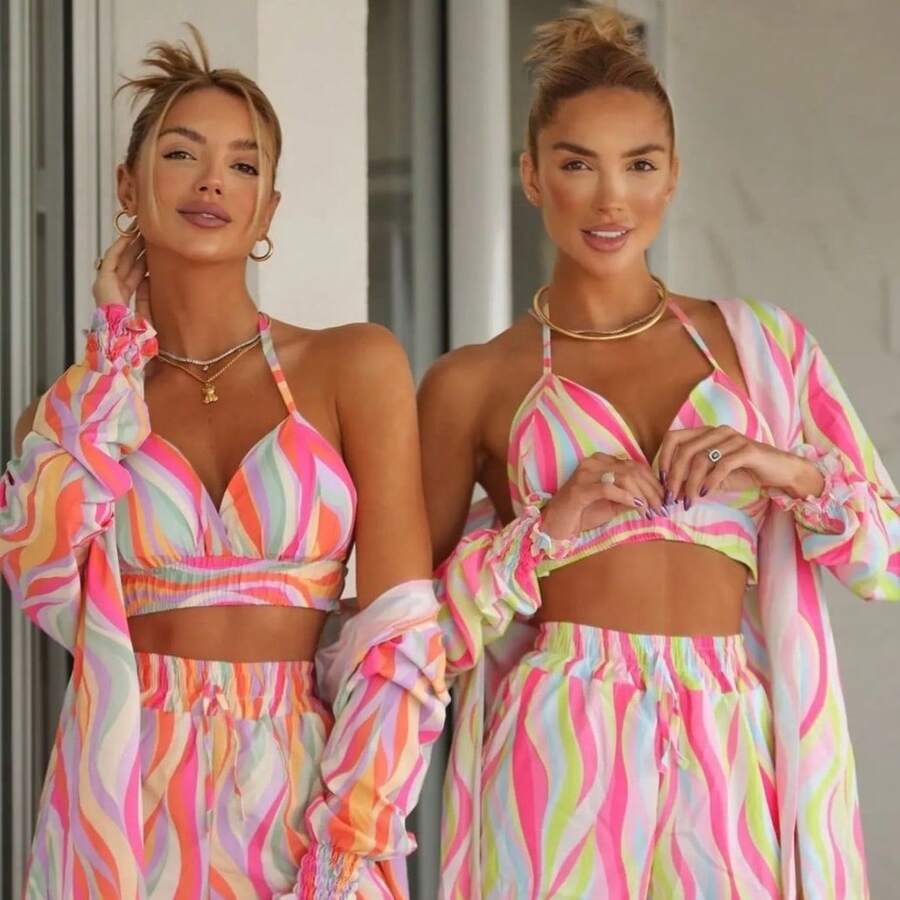 Women Dresses - 橘色 - 查看 1