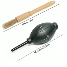 1pc Coffee Grinder & Hair Dryer Cleaning Blower And 1pc Concentrated Espresso Machine Accessory With Handle School Supplies Back To School